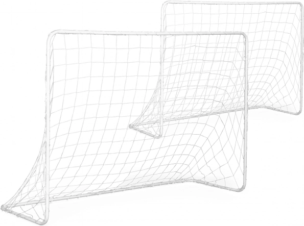 Dvě fotbalové branky s fotbalovou sítí 180x122cm ECOTOYS