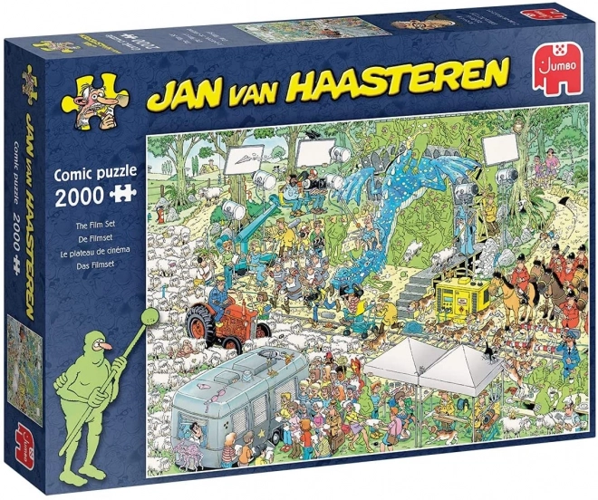 JUMBO Puzzle JvH Natáčení filmu 2000 dílků