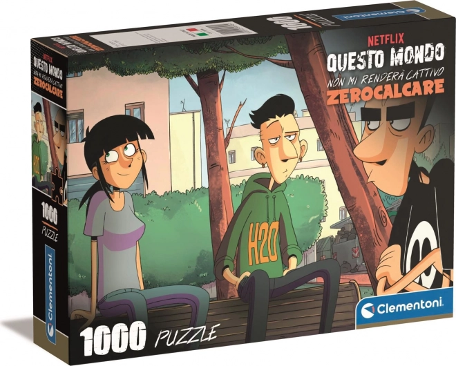 CLEMENTONI Puzzle Netflix: Tenhle svět mě nedostane (Zerocalcare III) 1000 dílků