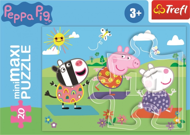 TREFL Puzzle Prasátko Peppa: Cvičení 20 dílků