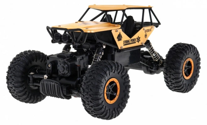 Terénní autíčko na dálkové ovládání Crawler Monster 1:18 zlaté