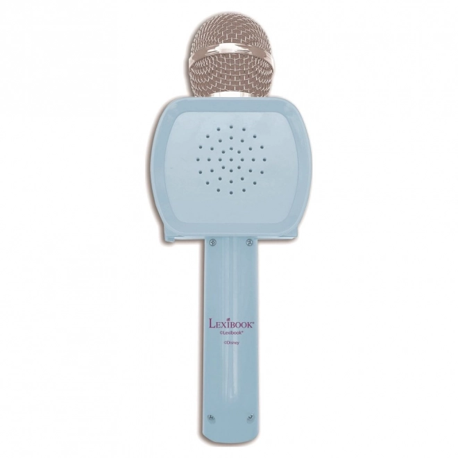 Bezdrátový karaoke mikrofon Disney Frozen s vestavěným reproduktorem a měničem hlasu