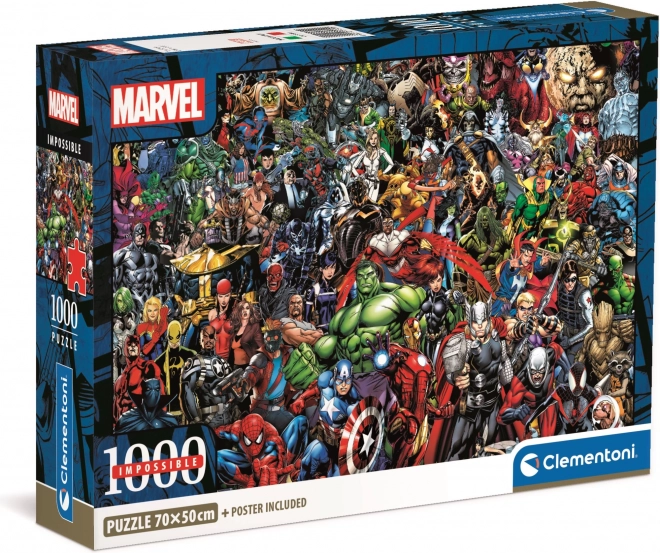 1000 dílků Kompaktní puzzle Marvel