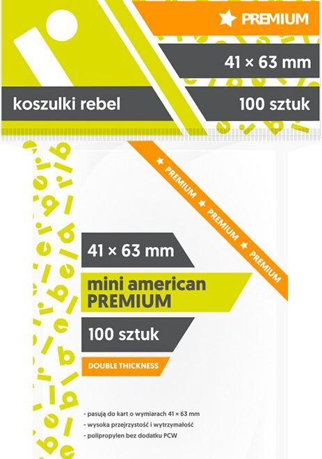 41x63mm Mini American Premium 100 triček