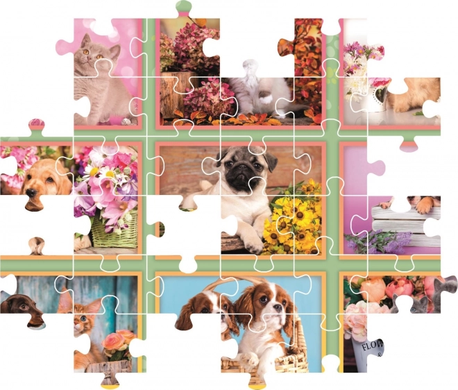 CLEMENTONI Puzzle Štěňátka 180 dílků