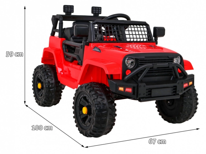 Jeep Dark Night Red Vehicle