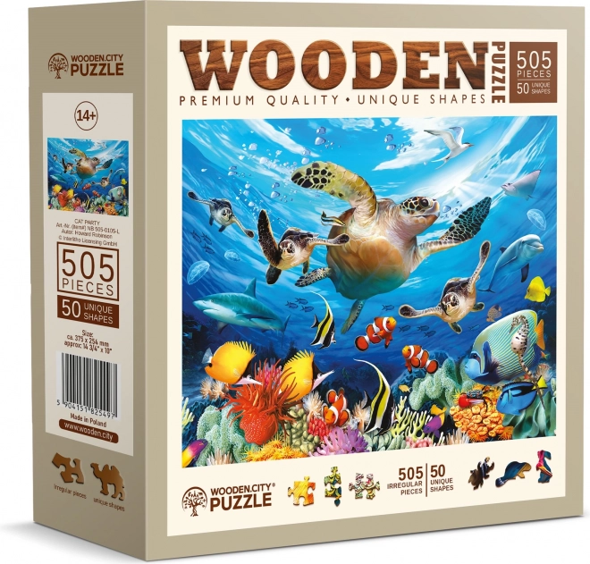 WOODEN CITY Dřevěné puzzle Život v oceánu 505 dílků