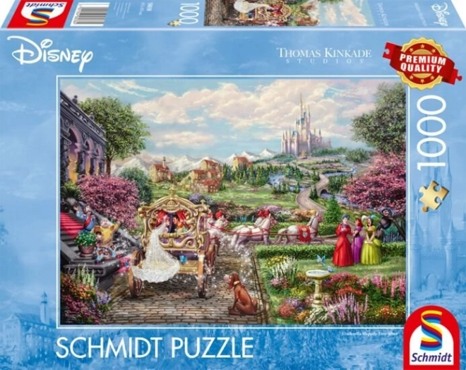 SCHMIDT Puzzle Popelka: Šťastně až navěky 1000 dílků
