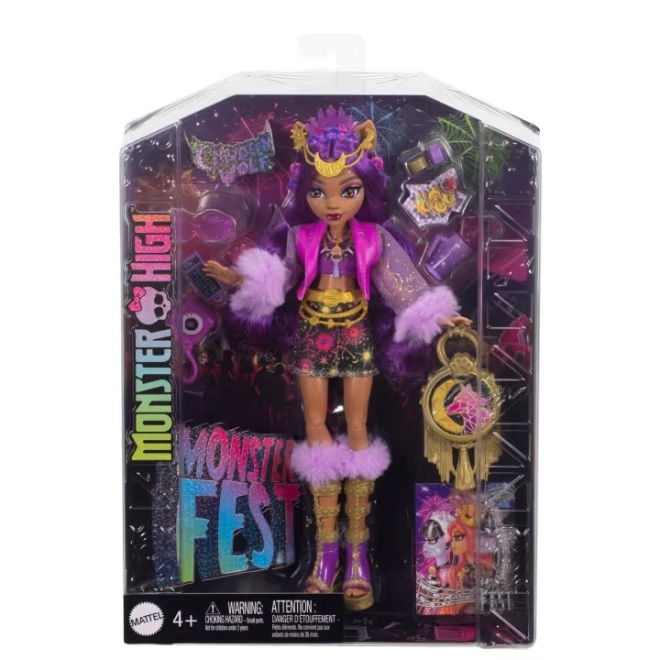 Barbie Monster fest panenka - clawdeen HXH80