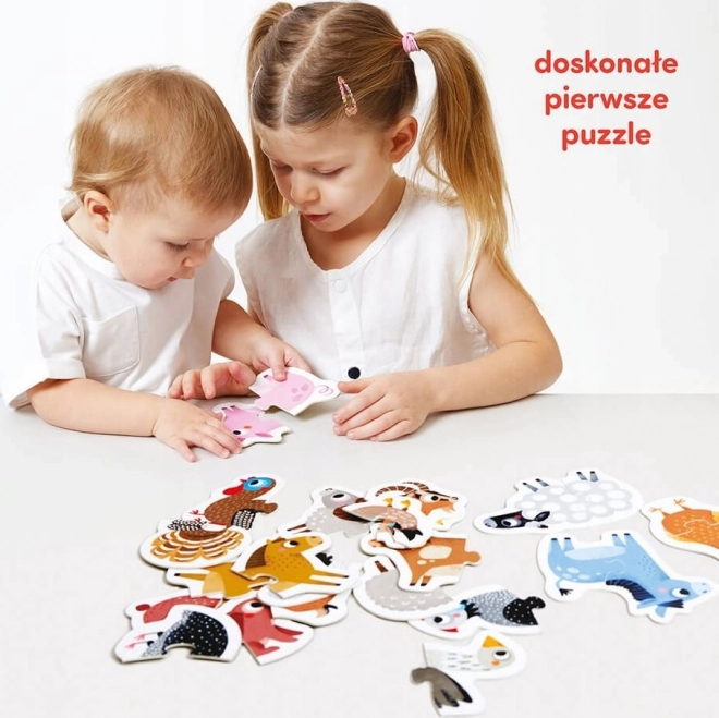 Puzzle CzuCzu – Zvířátka na venkově