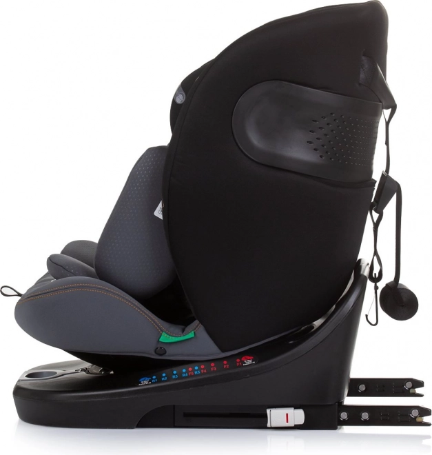 CHIPOLINO Autosedačka Motion i-Size 40-150cm Isofix 360, Obsidian