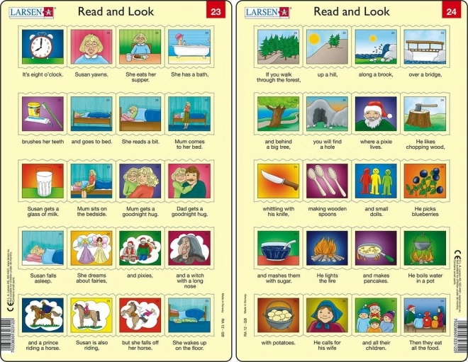 Puzzle Angličtina pro děti – delší věty