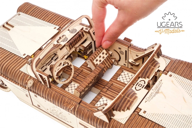 Ugears 3D puzzle - Dream Cabriolet VM05 - 735 dílků