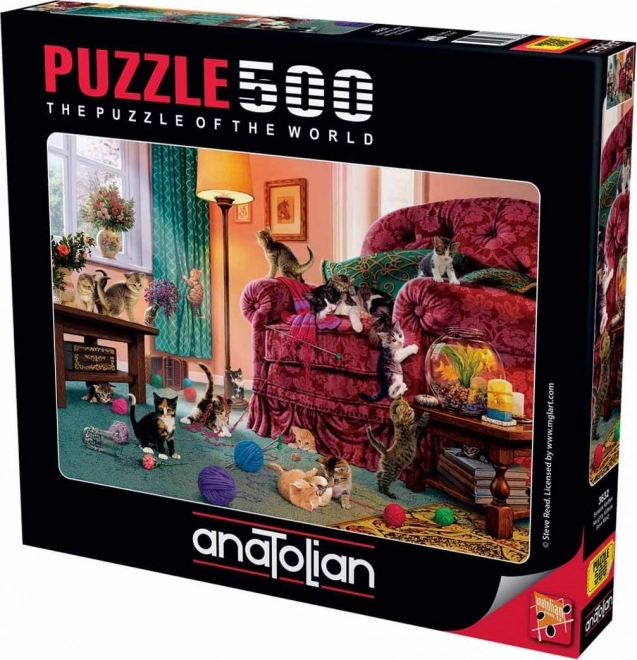 ANATOLIAN Puzzle Nezbedná koťata 500 dílků