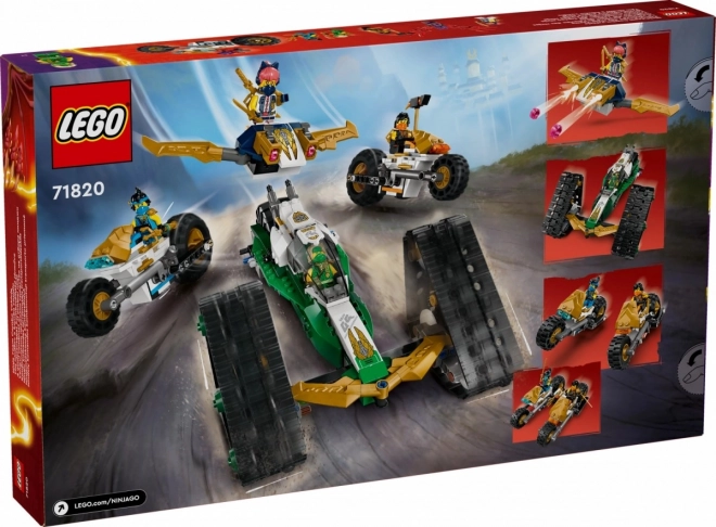 LEGO Ninjago 71820 Tým nindžů a kombo vozidlo