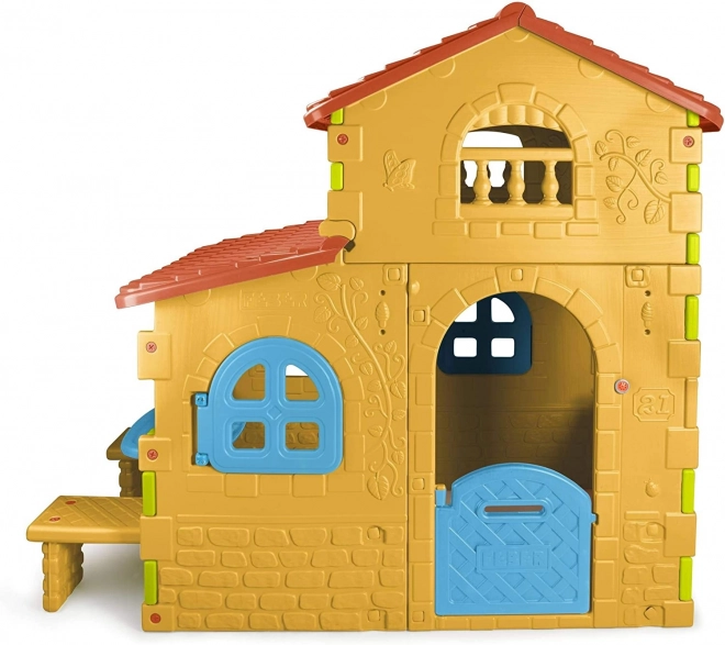 Zahradní domek Super Villa se stolkem a židlemi