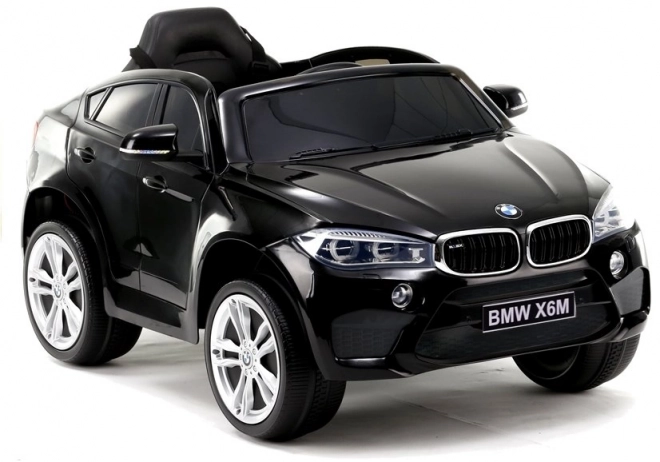 BMW X6 Battery Car Černá kůže, EVA