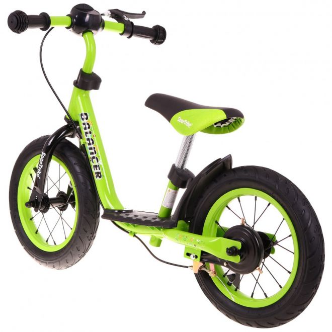 Dětské krosové kolo SporTrike Balancer Zelené První kolo, na kterém se naučíte jezdit