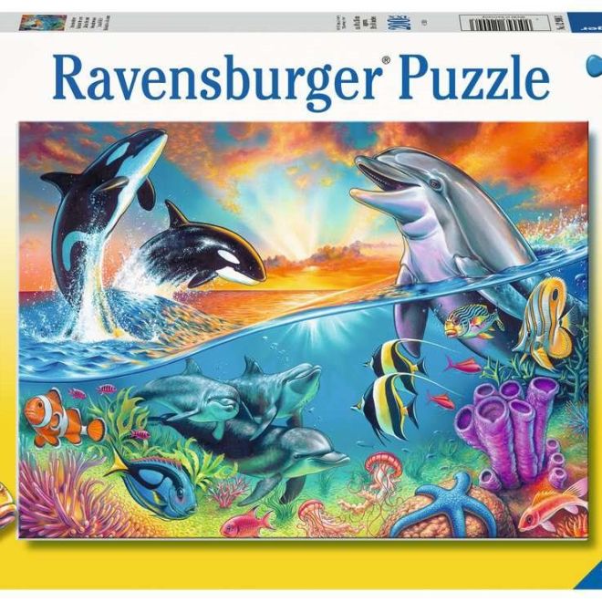 RAVENSBURGER Puzzle Život v oceánu XXL 200 dílků