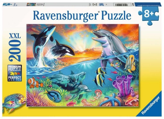 RAVENSBURGER Puzzle Život v oceánu XXL 200 dílků