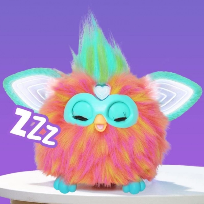 Interaktivní plyšový kamarád Furby korálový