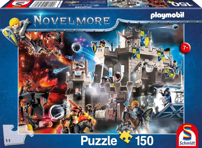 Schmidt puzzle Playmobil: Hrad Novelmore 150 dílků