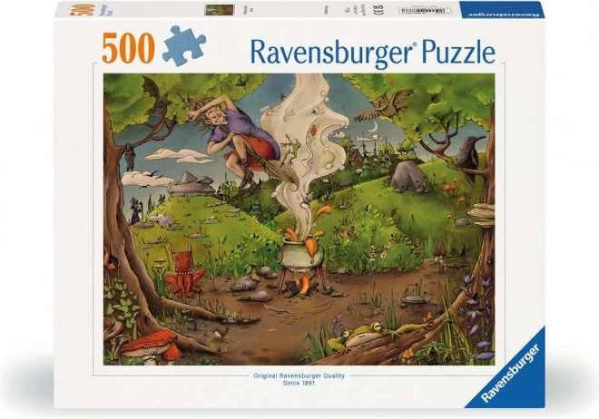 Ravensburger puzzle čarodějnice