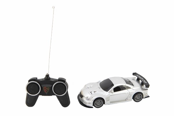 Auto RC sport plast 20 cm stříbrné na baterie