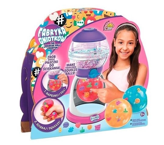 Sada na mačkání míčků Squishy Factory