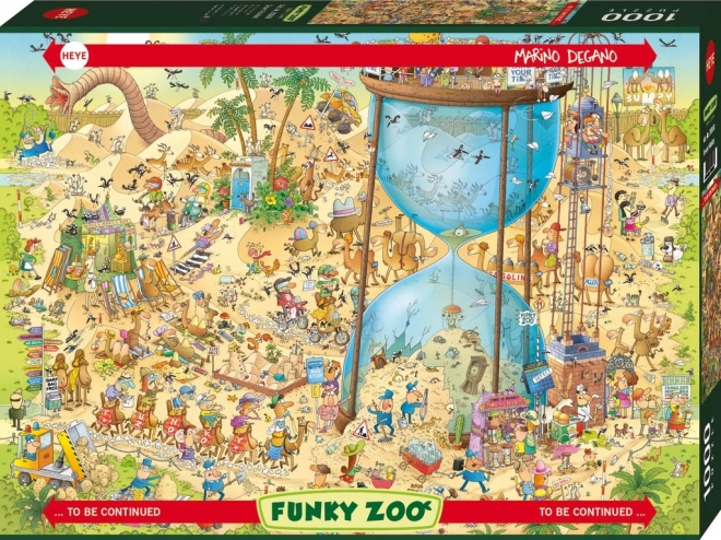 Heye puzzle šílená zoo: pouštní expozice
