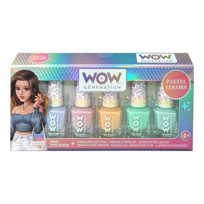 Lak na nehty 5ks. WOW Pastel 30ml