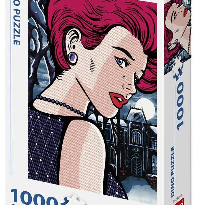DINO Puzzle Pop Art: Tajemná žena 1000 dílků