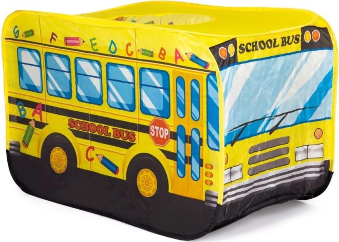 ECOTOYS Dětský stan na hraní Školní autobus