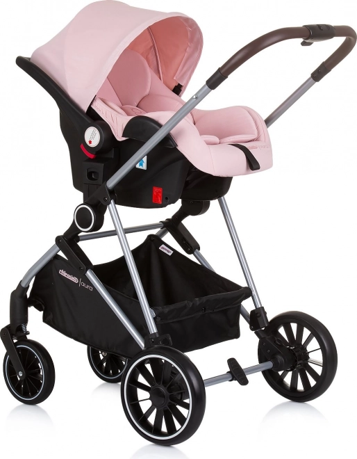 CHIPOLINO Autosedačka Aura i-Size 40-85cm – Flamingo