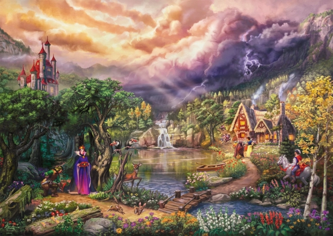 Puzzle Disney: Sněhurka a Zlá královna