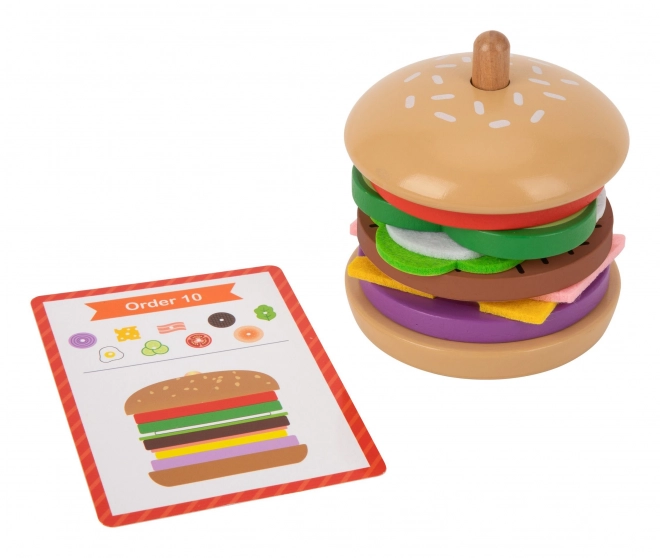 Dřevěná burgerová restaurace WOOPIE GREEN pro děti