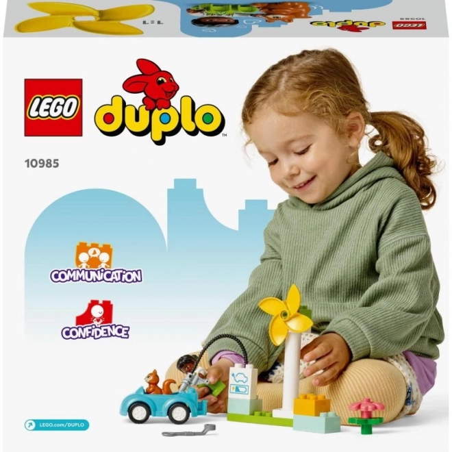 LEGO® DUPLO® 10985 Větrná turbína a elektromobil