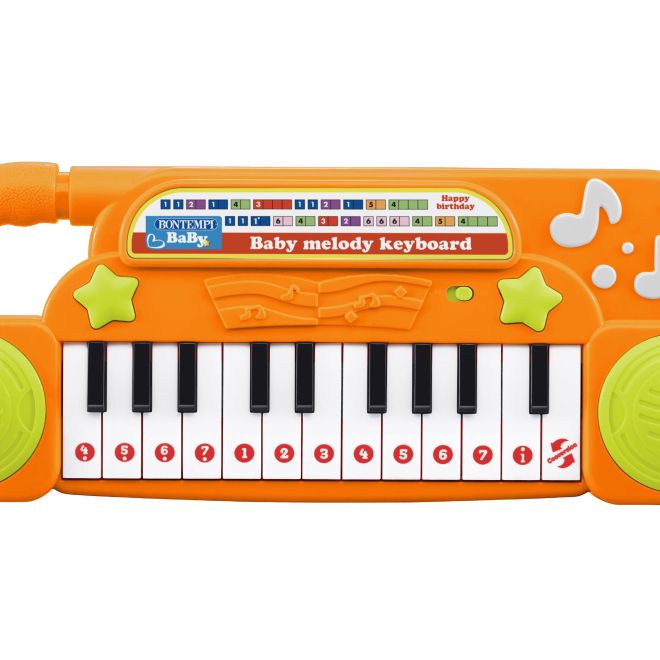 Elektrická klávesnice dětská 33 x 12,5 x 3 cm