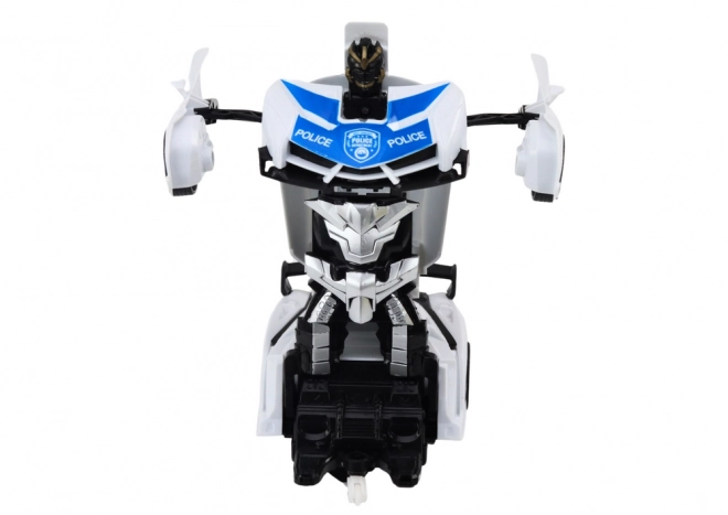 Policejní R/C auto 2v1 s robotem a světly