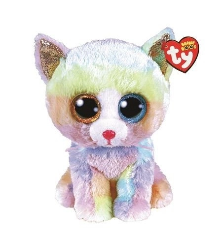 TY Beanie Boos kočičí maskot Heather 24 cm