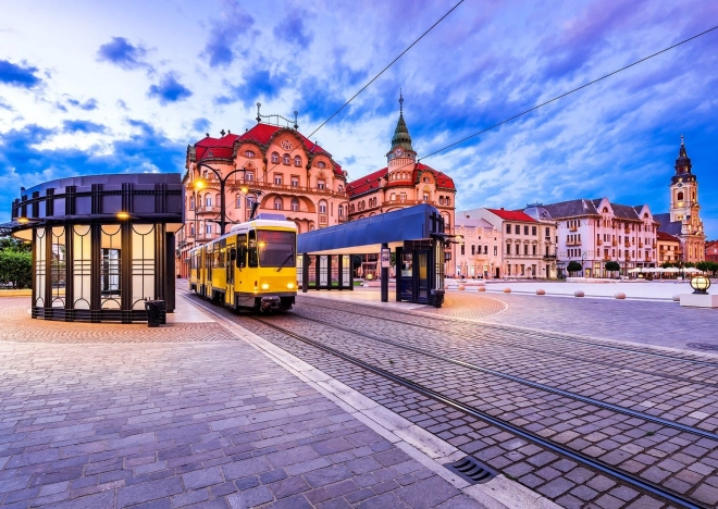 Puzzle Náměstí Unie, Oradea, 1000 dílků