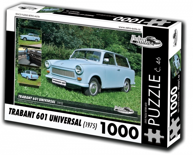 RETRO-AUTA Puzzle č. 46 Trabant 601 Universal (1975) 1000 dílků