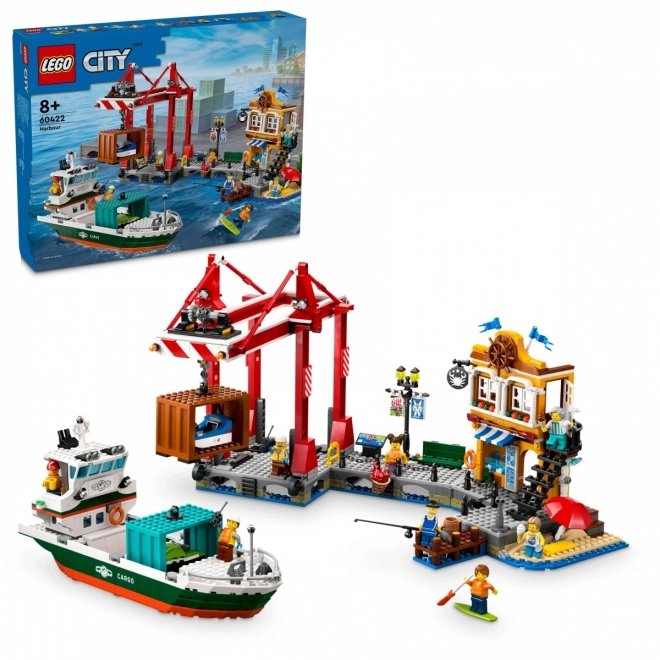 LEGO City 60422 Přístav s nákladní lodí