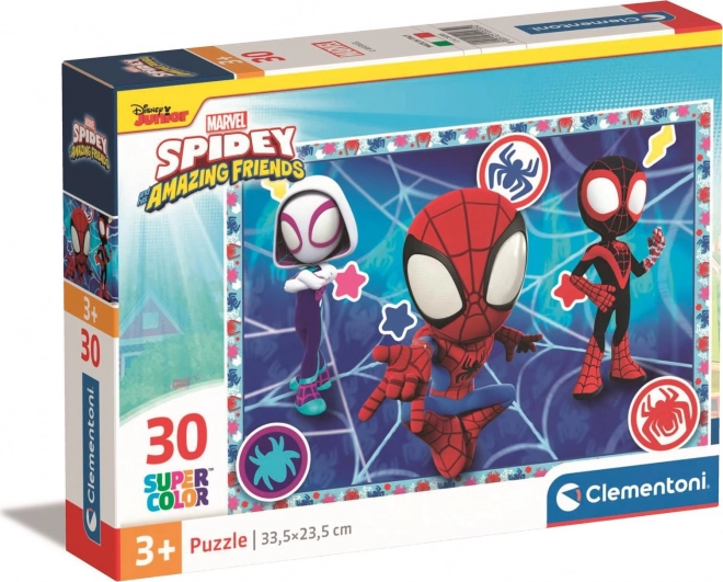 CLEMENTONI Puzzle Spidey a jeho úžasní přátelé 30 dílků