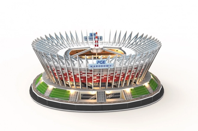 Puzzle 3D PGE Narodowy LED verze