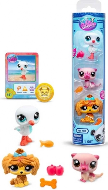 Hasbro Littlest Pet Shop LPS Pet Trio II