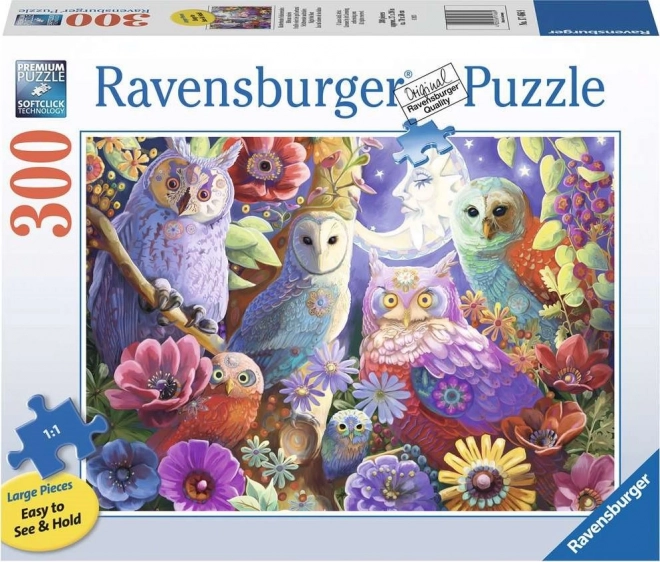 RAVENSBURGER Puzzle Noční sovy EXTRA 300 dílků