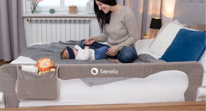 LIONELO Zábrana na postel Eva – Beige Melange