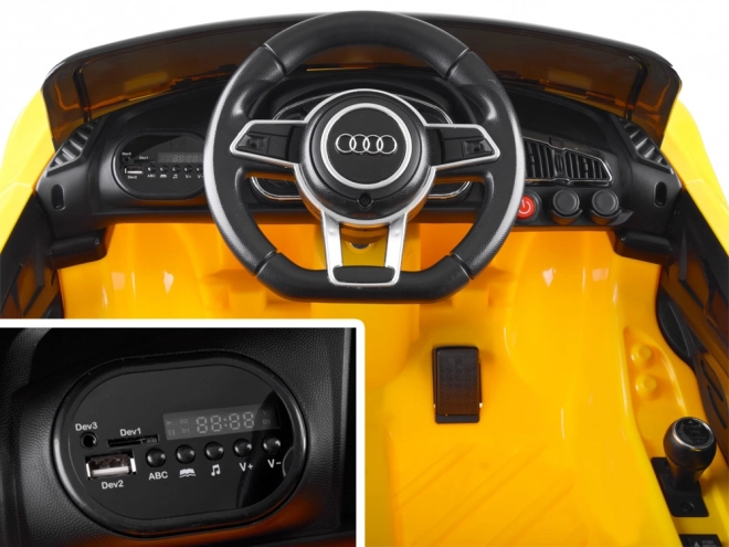 Dětské autíčko na baterie Audi R8 Spyder – Žlutá