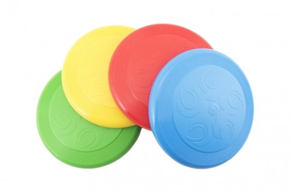 Létající talíř Frisbee plast 23cm možnost 4 barev 12m+